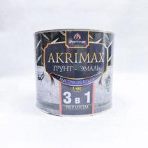 Грунт эмаль Зодиак (АКРИМАКС)  3 в 1 графит 1,7кг