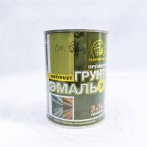 Грунт эмаль по ржавчине 3 в 1 спелая вишня 0,9