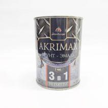 Грунт эмаль Зодиак (АКРИМАКС)  3 в 1 синяя 0,8кг